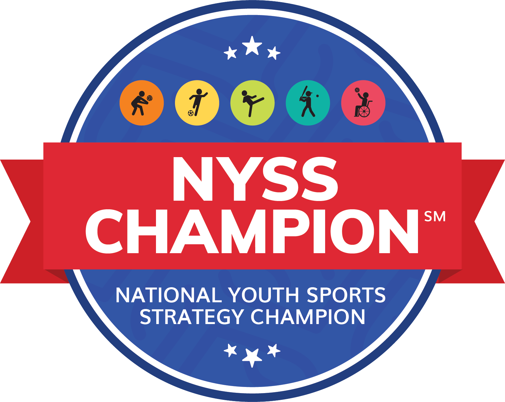 Official National Youth Sport Strategy (NYSS) Champion web badge
