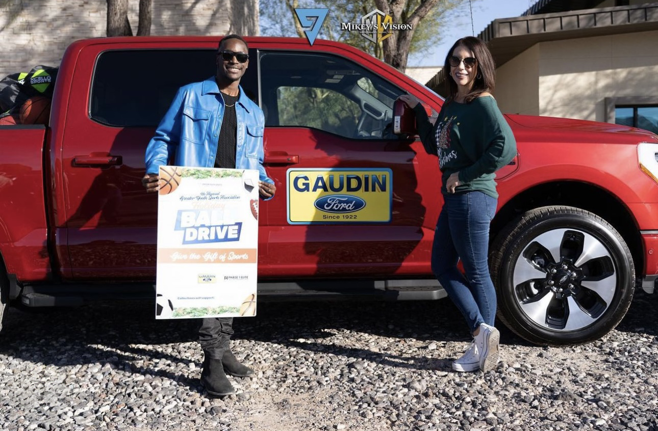 The 4th Annual Holiday Ball Drive was sponsored by Gaudin Ford.